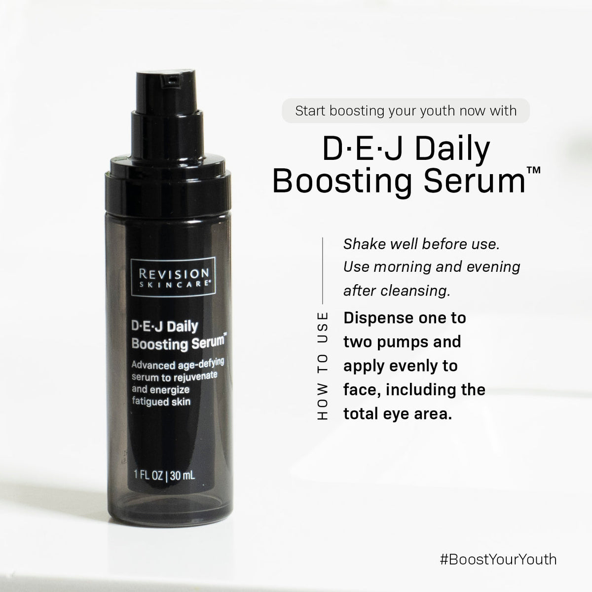 ブースター・導入液 D-E-J Daily Boosting Serum 15mL Travel Size D·E·J Daily Boosting Serum® 0.5 fl oz – Revision